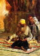 Arab or Arabic people and life. Orientalism oil paintings  524 unknow artist